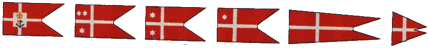 флаги должностных лиц ВМФ Дании